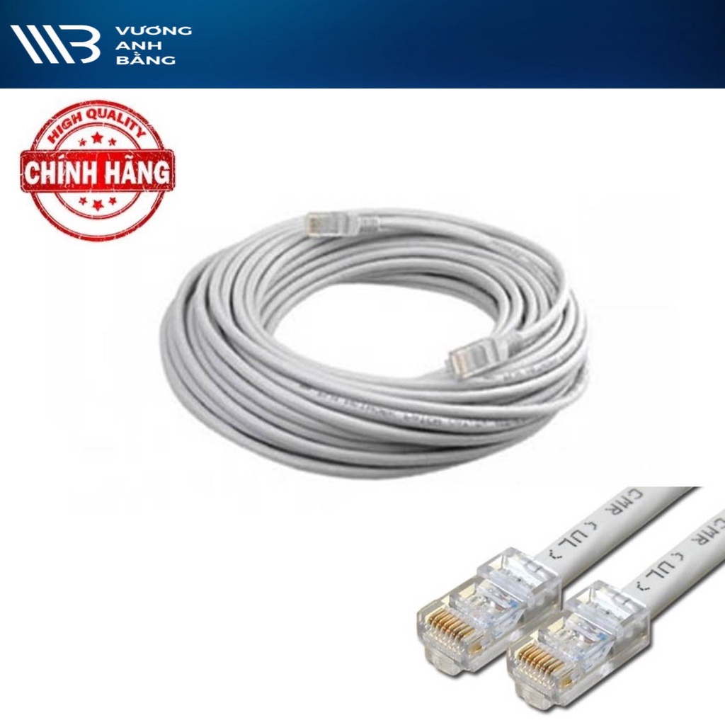 Dây mạng CAT 5e 5m, 10m, 15m, 20m ,25m dây mạng đã bấm 2 đầu