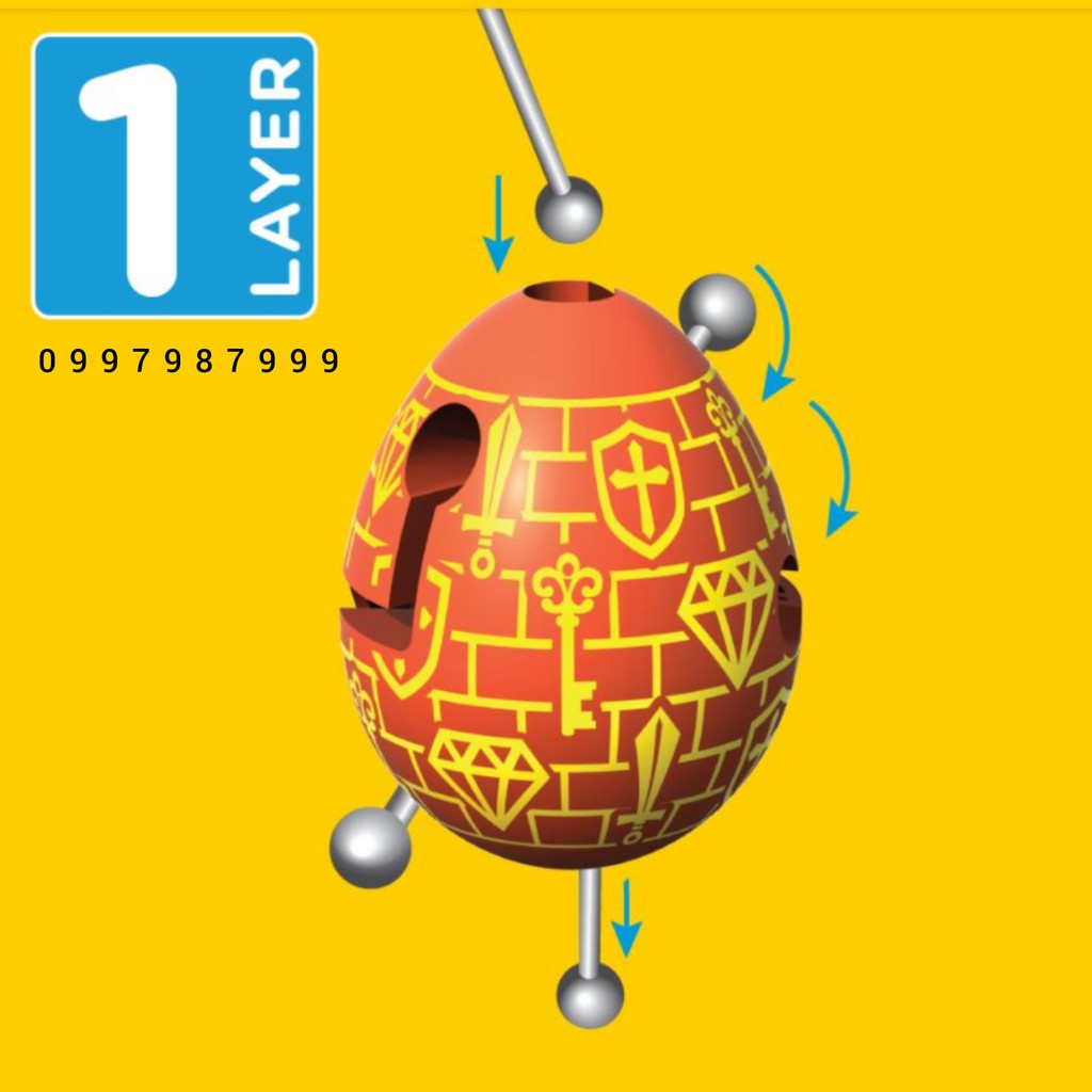 Rubik Smart Egg, quả trứng thông minh, rubik biến thể.