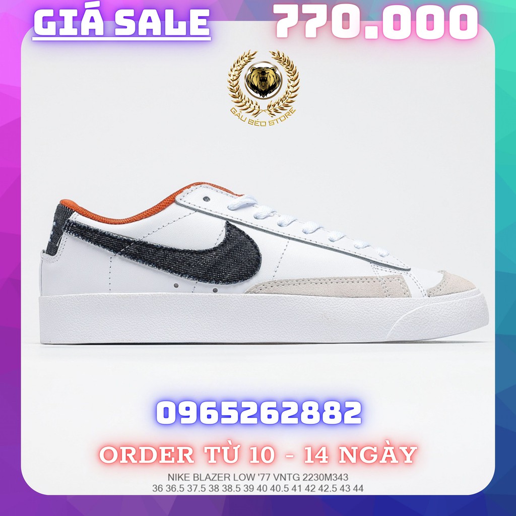 Order 1-2 Tuần + Freeship Giày Outlet Store Sneaker _Nike SB BLAZER Low”77 MSP: 2230M3431 gaubeaostore.shop