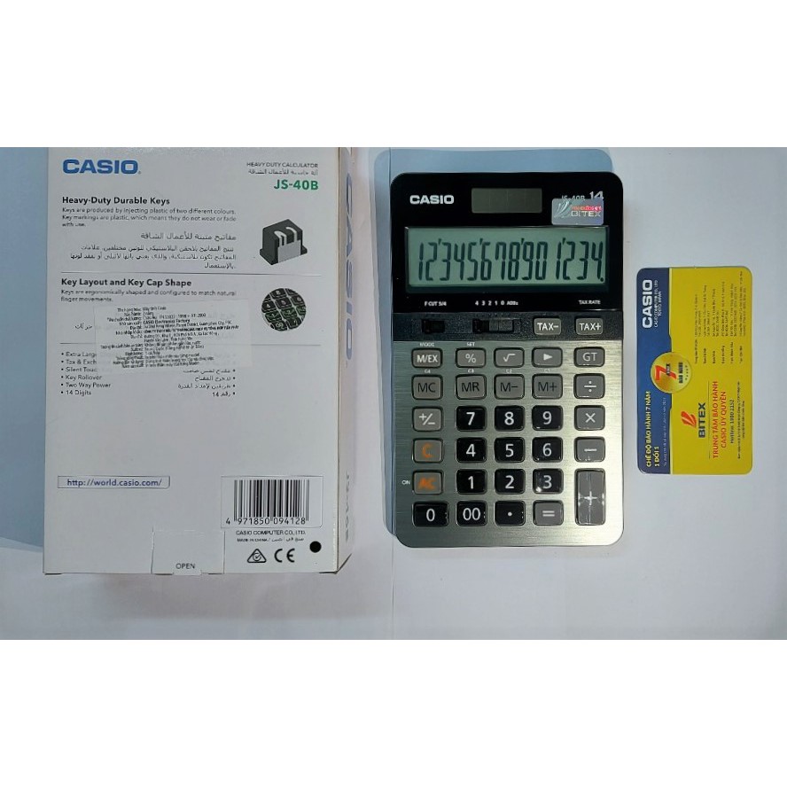 (CHÍNH HÃNG)- Máy tính CASIO JS-40B