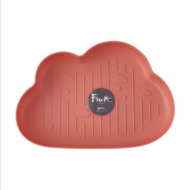 Khay Nhựa Hình Đám Mây Đựng Đồ Ăn Dặm Cho Bé Chất Liệu PP An Toàn Chống Vỡ Phù Hợp Với ADKN, BLW, ADTT