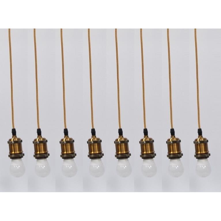 Bộ 8 dây đèn thả cổ điển bóng đèn Led búp trang trí 5w