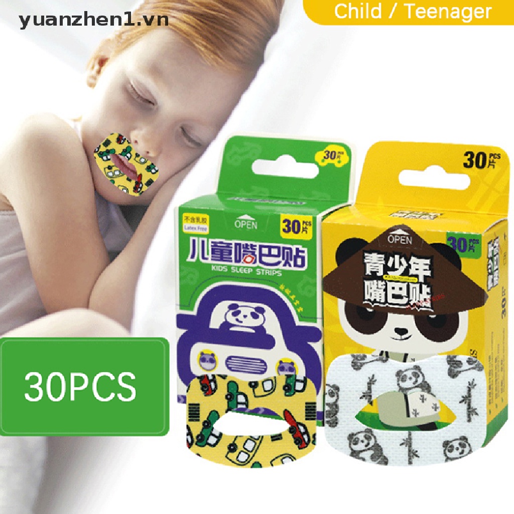 Set 30 Miếng Dán Chỉnh Sửa Miệng Khi Ngủ Tiện Dụng
