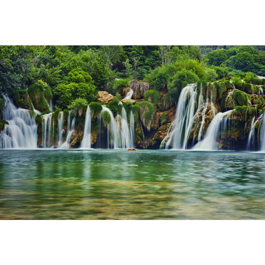 Tranh thác nước thiên nhiên khổ lớn, không giới hạn kích thước