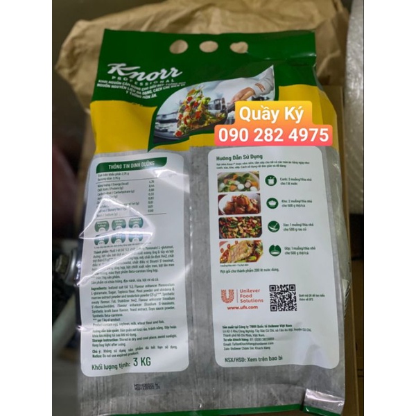 Hạt nêm knorr 3kg