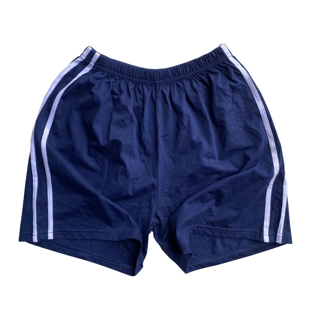 Quần Đùi Nam Thun Cotton Mặc Nhà - Quần Đùi Mặc Ngủ Nam Kẻ Sọc Đôi 2 Bên Chất Cotton Mềm Mại, Thoáng Mát