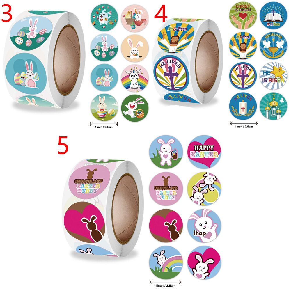 Bộ 500 Nhãn Dán Trang Trí Túi Bánh Kẹo In Chữ Handmade