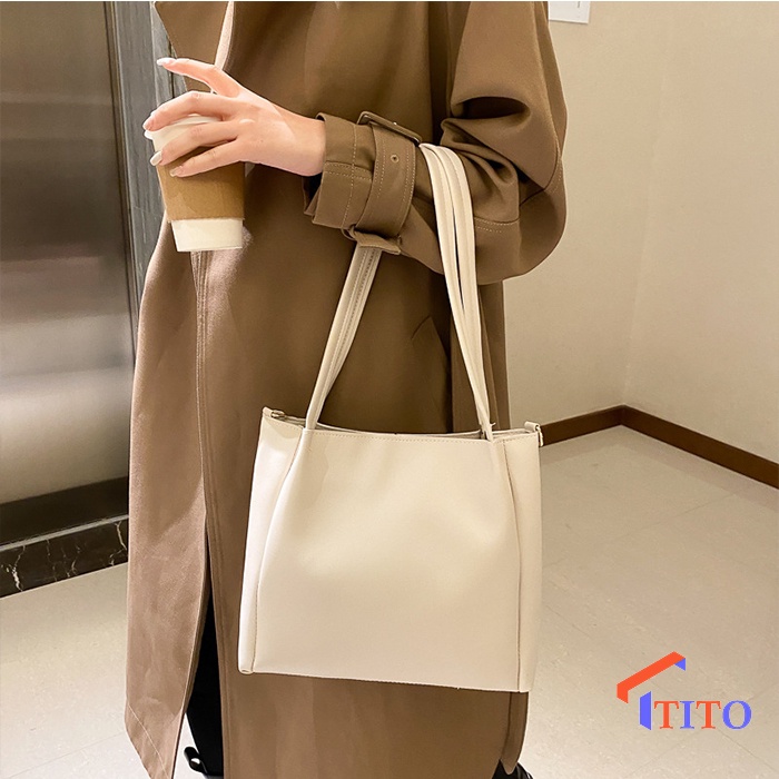 Túi tote công sở kẹp nách đeo vai da thời trang cao cấp giá rẻ - TiTo Shop