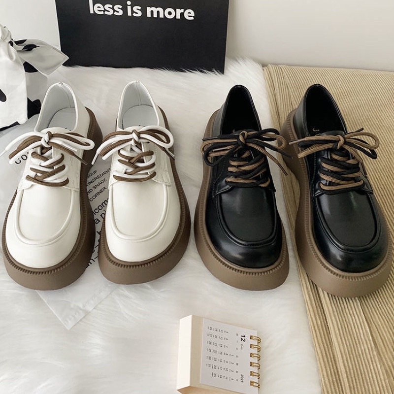 Giày Oxford nữ kelly cổ thấp đế dày tăng chiều cao