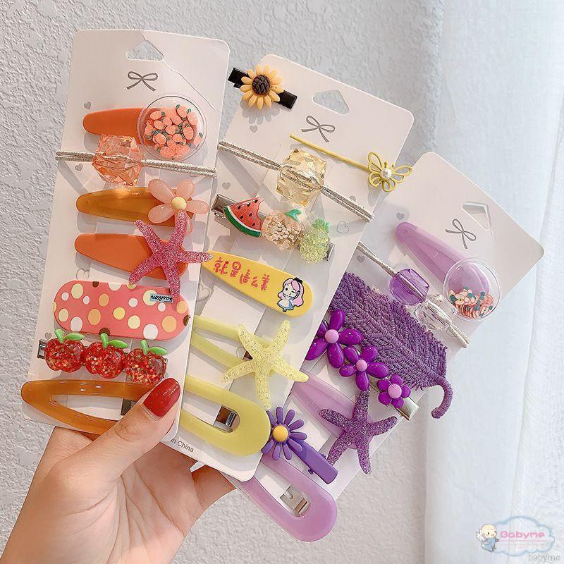 Set 7 Kẹp Tóc Xinh Xắn Dành Cho Bé Gái