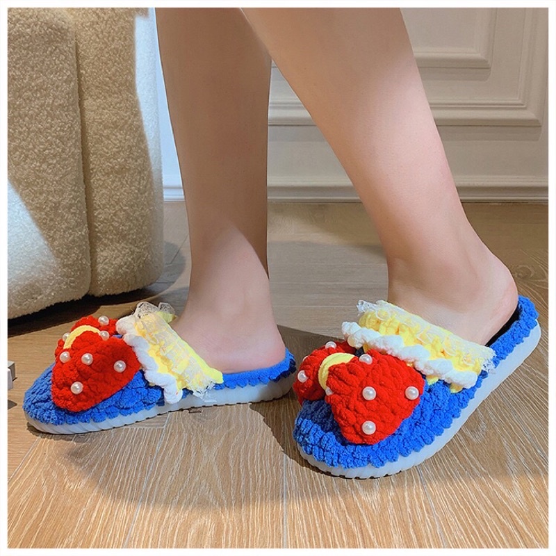 Đế dép móc len handmade