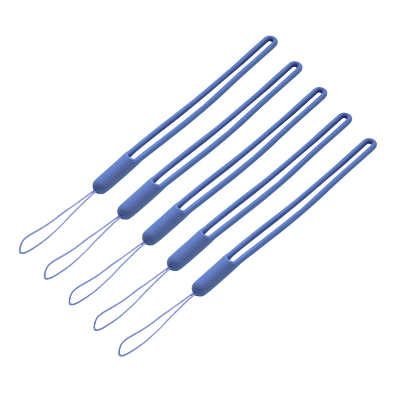 Set 5 Dây Đeo Cổ Tay Bằng Silicone Cho Chìa Khóa Điện Thoại