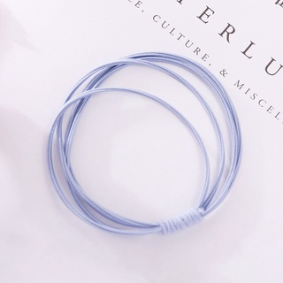 Dây buộc tóc, thun cột tóc nhiều màu đơn giản