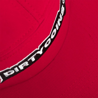DirtyCoins Nón 5 Panels Cap - Red