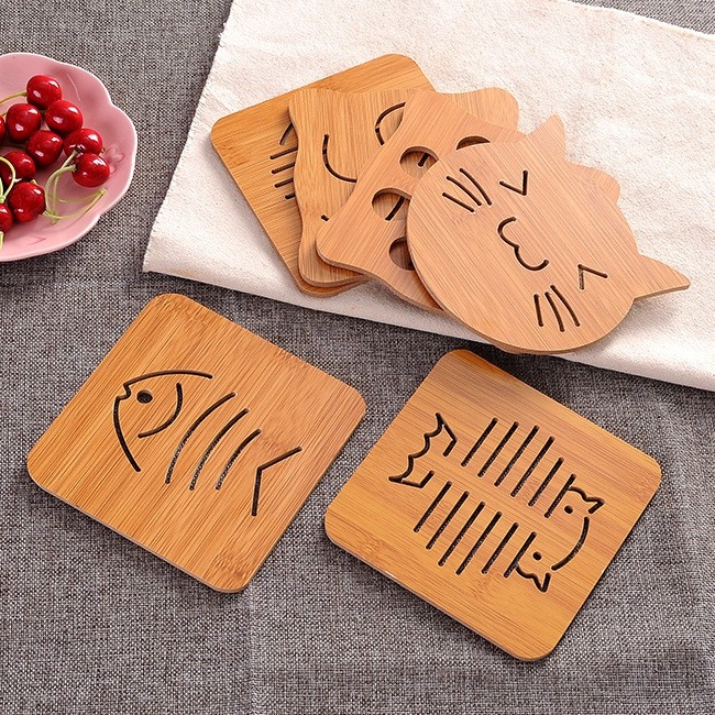 TẮM LÓT NỒI BẰNG GỖ CÁCH NHIỆT NHIỀU HÌNH SANG TRỌNG XINH XẮN CHẤT LIỆU GỖ ÉP SIÊU BỀN TIỆN DỤNG DÀNH CHO NHÀ BẾP