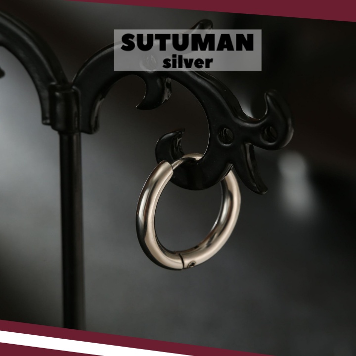 [HỎA TỐC] Bông tai Stub Hàn Quốc thép titan chất lượng phụ kiện thời trang xu hướng mới SUTUMANsilver