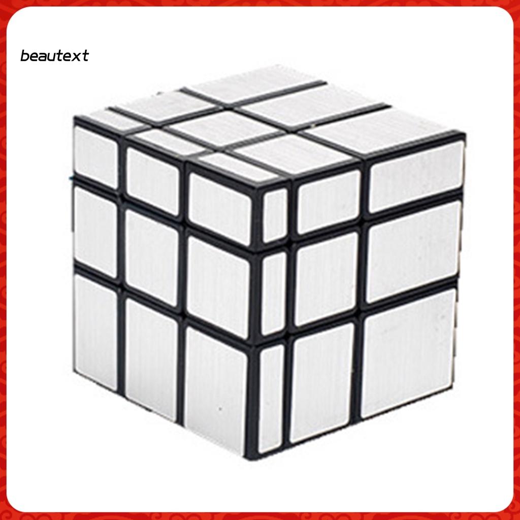 Khối rubik màu vàng/bạc tráng gương cổ điển chuyên nghiệp cho trẻ em