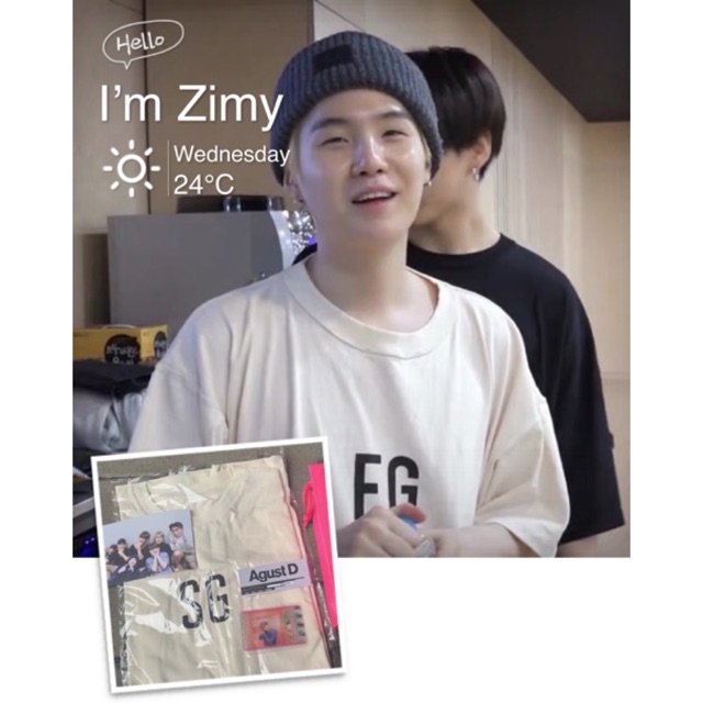 ÁO PHÔNG AGUST D FG SG GIỐNG SUGA BTS TẶNG KÈM FULL CARD