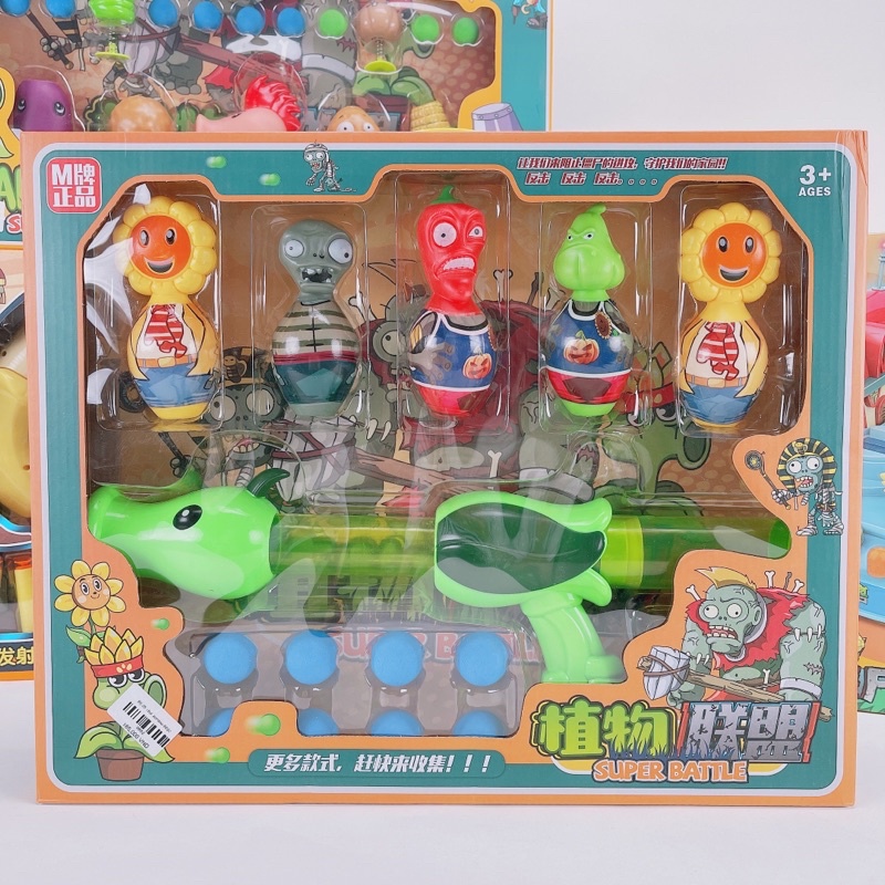 Bộ Đồ Chơi Trẻ Em Plants Vs Zombies Tuổi Thơ Hấp Dẫn-Đồ Chơi Cây Bắn Zombies Giải Trí Cho Cả Gia Đình