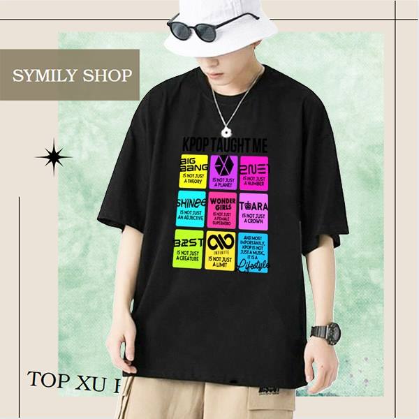 Áo Thun Kpop BTS Idol Unisex Bigbag 2ne1 Shinee Wonder Girls T-Ara Beast SYMILY Siêu Sales KOR20211149