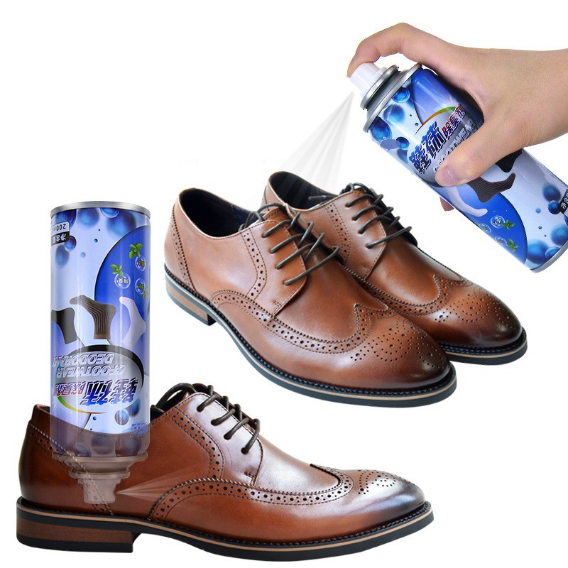 Chai xịt khử mùi giày 💖GIÁ SỈ💖 Xịt khử mùi giày, dép, mũ công nghệ nano bạc hương thơm dễ chịu, ngừa vi khuẩn 9235