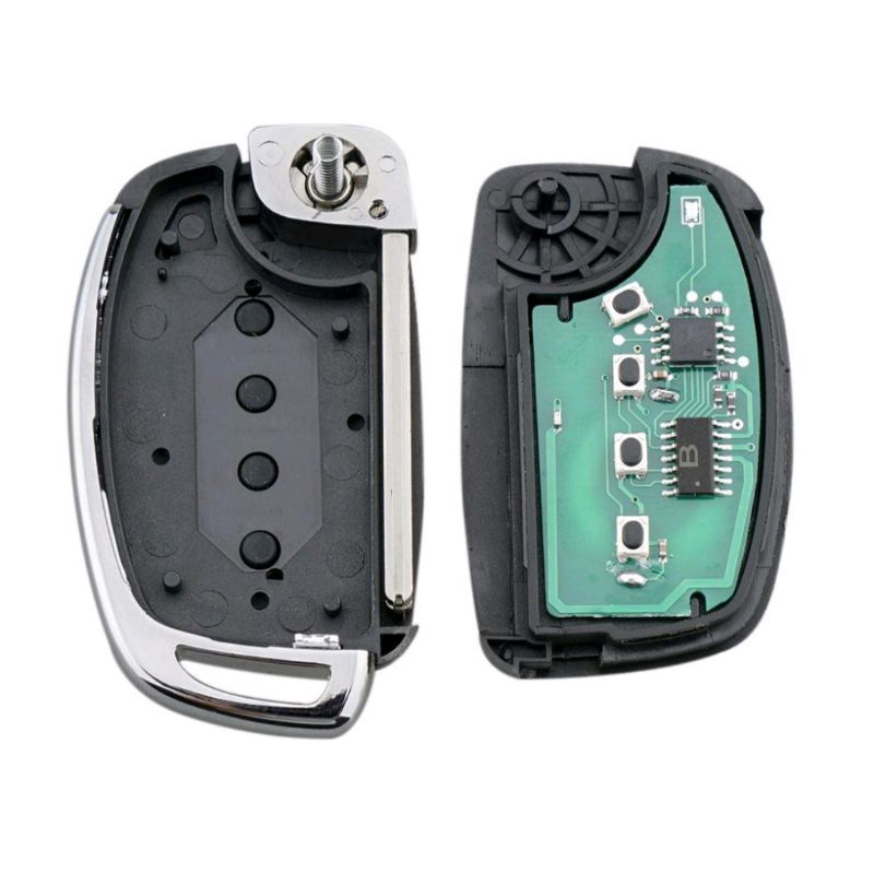 vỏ chìa khóa bấm gập Huyndai 4 nút