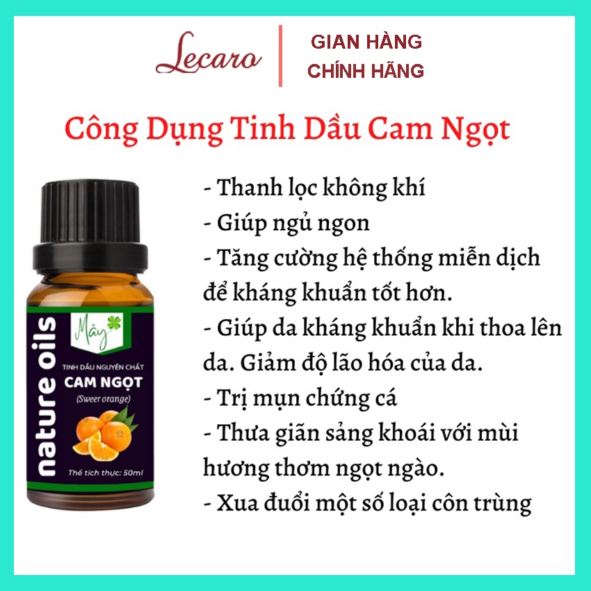 Tinh Dầu Thiên Nhiên, Tinh Dầu Xông Phòng, Tinh Dầu Nguyên Chất 100%, Tinh Dầu Hoa Hồng LECARO