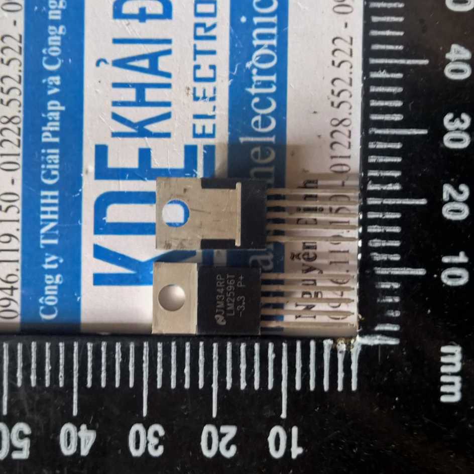 5 con LM2596T-3.3 LM2596 TO-220-5 2596 3.3V IC nguồn xung giảm áp kde1525