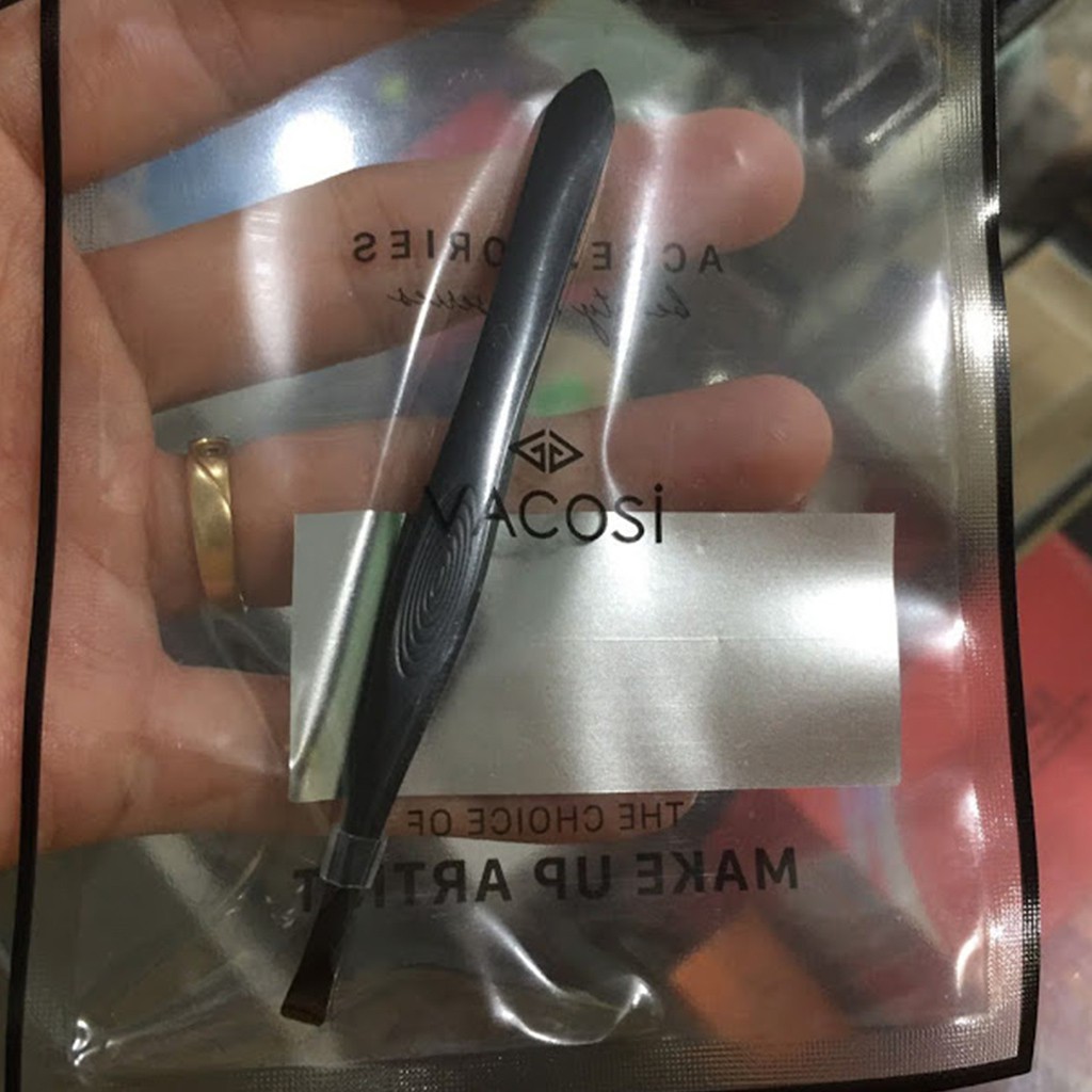 Nhíp Đầu Bằng Vacosi Flat Tweezers T01