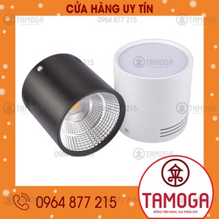 Giá hủy diệt -Đèn ống bơ ốp trần nổi 12W trắng, vàng + Bảo hành 2 năm TAMOGA DR 0740