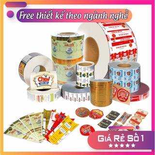 In Tem Nhãn, Decal Theo Yêu Cầu Riêng, Miễn Phí thiết kế
