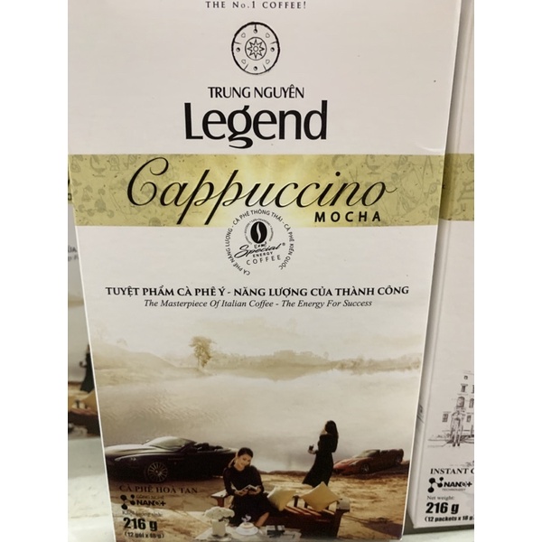 Cà Phê Hoà Tan Cappuccino Hộp 216g (12 gói x18g) | BigBuy360 - bigbuy360.vn