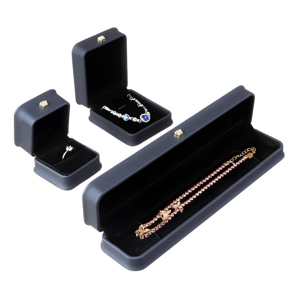 MOILYVN Hộp Đựng Nhẫn / Đồng Hồ / Trang Sức Bằng Nhựa Thiết Kế Hở Độc Đáo Sang Trọng Ốp