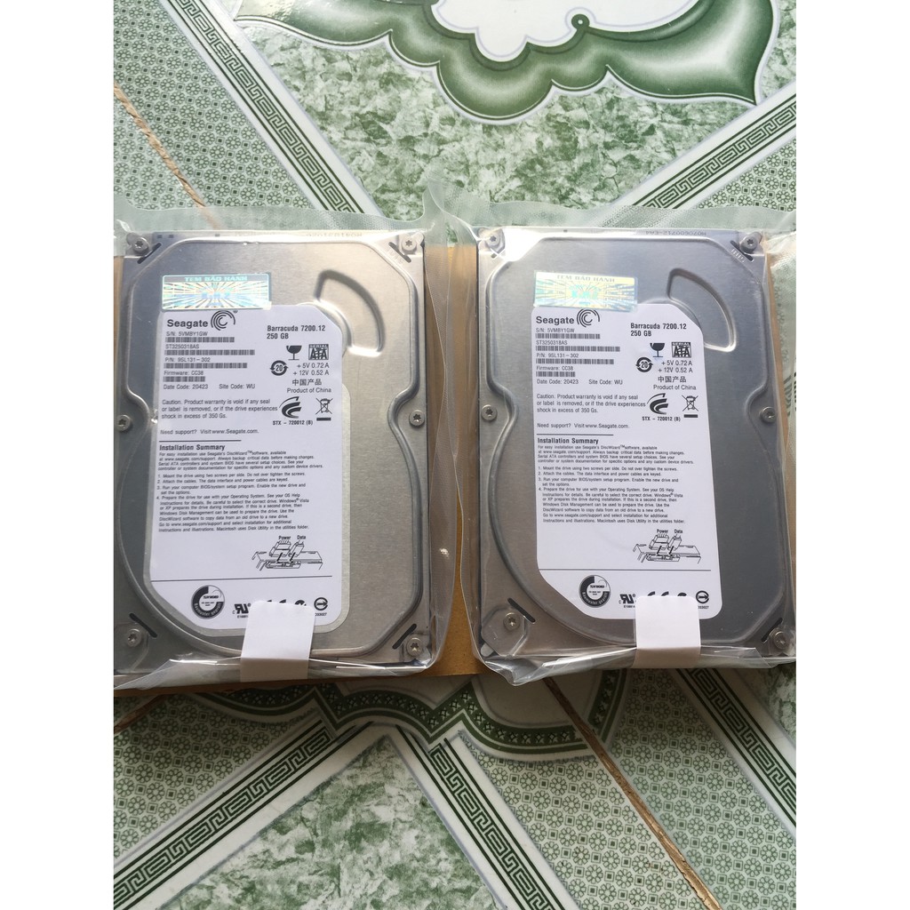 Ổ cứng máy tính 3.5in Seagate 250Gb cho PC đã cài sẵn win 7 64 bit full sofl | BigBuy360 - bigbuy360.vn