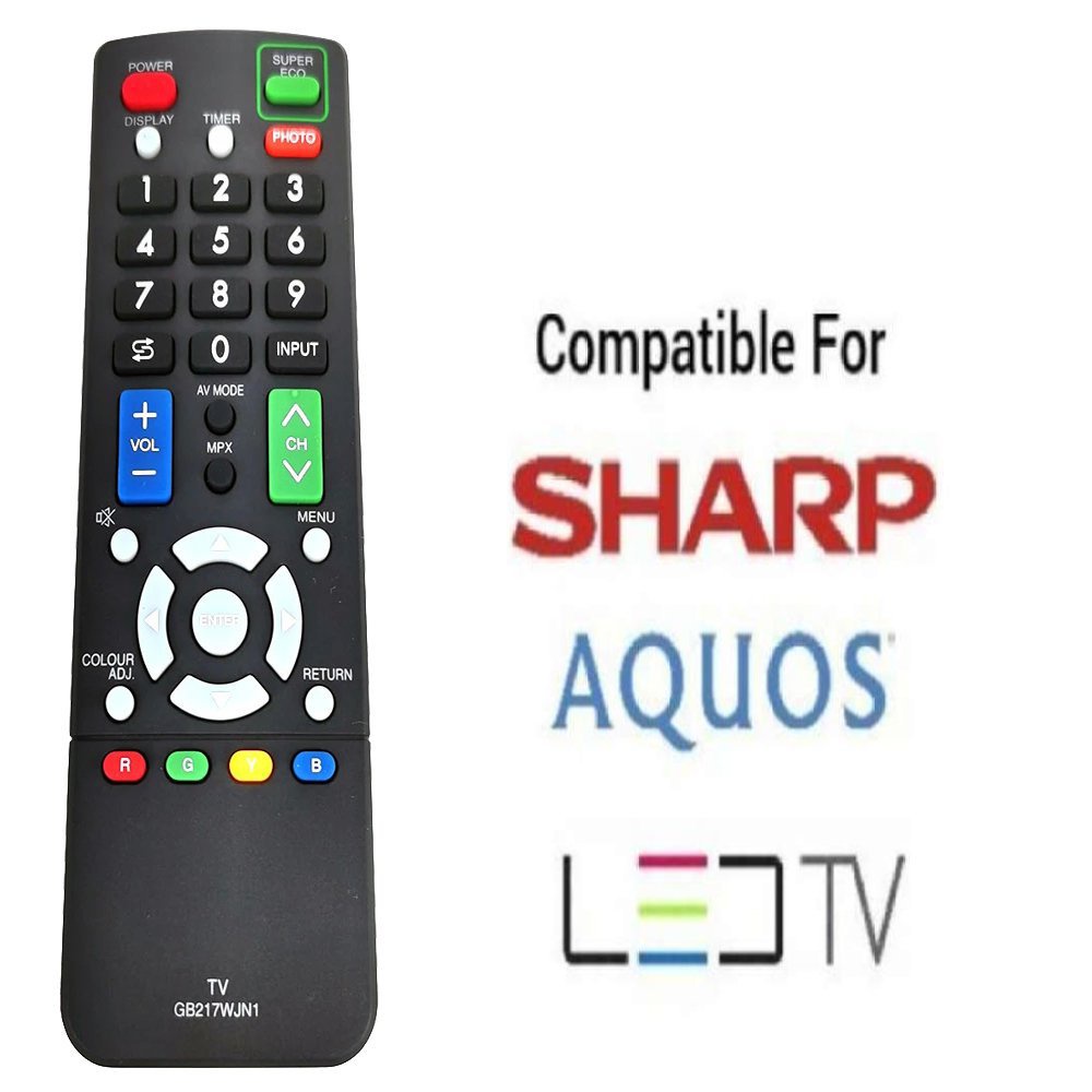 Sharp GB217WJN1 Mới Cho SHARP RM-L1046 LCD LED TV Điều Khiển Từ Xa GA007BG22 G1135PESA GA880SA RM-L1