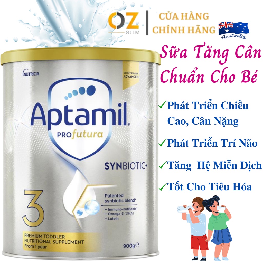 Sữa Aptamil Profutura Synbiotic 3 Úc Tăng Cân Cho Bé Giàu Dưỡng Chất 900gram