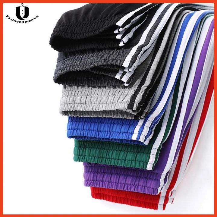 Combo 4 Quần Đùi Nam 𝐊𝐈𝐍𝐆𝐌𝐀𝐍  3 sọc thunTừ 45-70kg mặc nhà mặc ngủ thoải mái