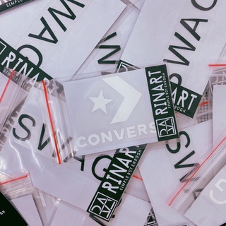 Decal Logo Sticker Patch in áo ủi trực tiếp lên vải hình logo converse - Rinart.vn