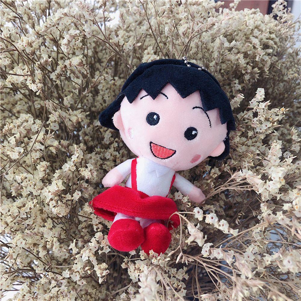 Móc Khóa Hình Chibi Maruko Chan Nhồi Bông Xinh Xắn
