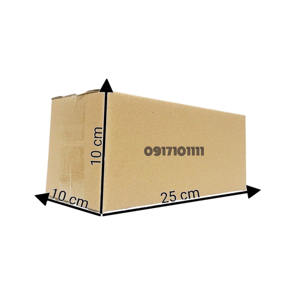 25x10x10 Thùng carton đóng gói hàng