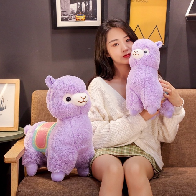 ⚡CÓ SẴN⚡ Gấu Bông Lạc Đà Alpaca Cao Cấp，Chú lạc đà nhồi bông 35cm/50cm nhiều màu sắc thú vị cho bé