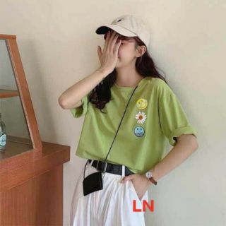 Áo crt 2 mặt cười bông hoa cúc