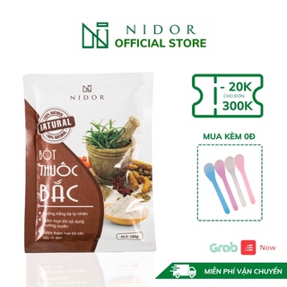 Bột thuốc bắc 24 vị đắp mặt nạ dưỡng trắng da - Mỹ phẩm handmade