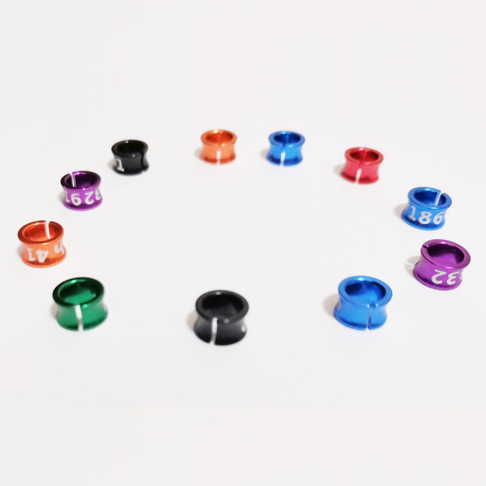 Set 10 Vòng Đeo Chân 4mm//5mm/6mm/7mm Hình Chim Bồ Câu/Chim Bồ Câu Luyện Tập Chân