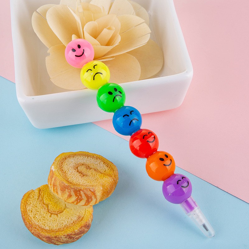 Bút chì cute 7 cảm xúc tháo lắp siêu cute Taro Stationery