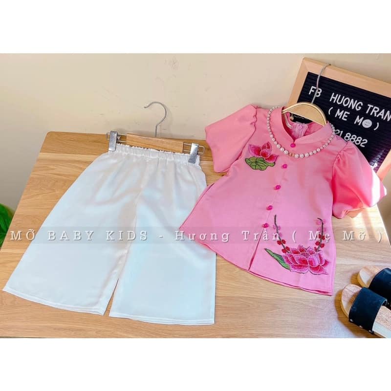 Set bộ bà ba bé gái