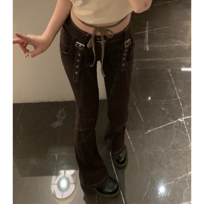 Quần Jean Nữ Lưng Cao Ống Đứng Hợp Thời Trang