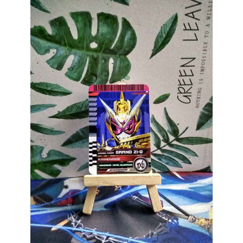 Thẻ bài sưu tầm card in kamen rider Decade đọc được 2 mặt trong Driver Kamen Rider GRAND ZI-O