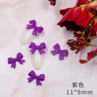 Set nơ lỗ trang trí móng mix nhiều màu