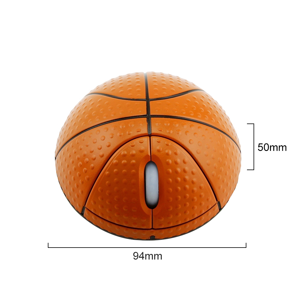 Chuột chơi game không dây 1000DPI hình quả bóng rổ CHUYI có bộ nhận tín hiệu 2.4G USB tiện dụng